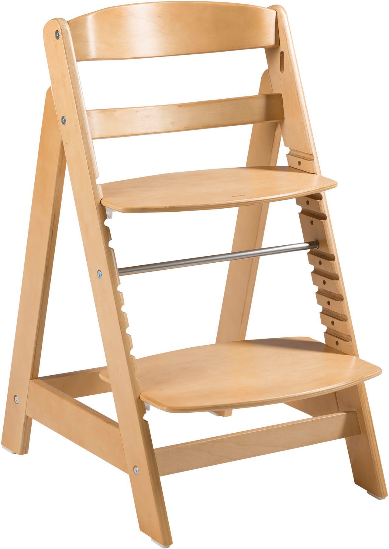 roba® Hochstuhl Treppenhochstuhl Sit Up Click, natur, aus Holz – Bild 3 von 5