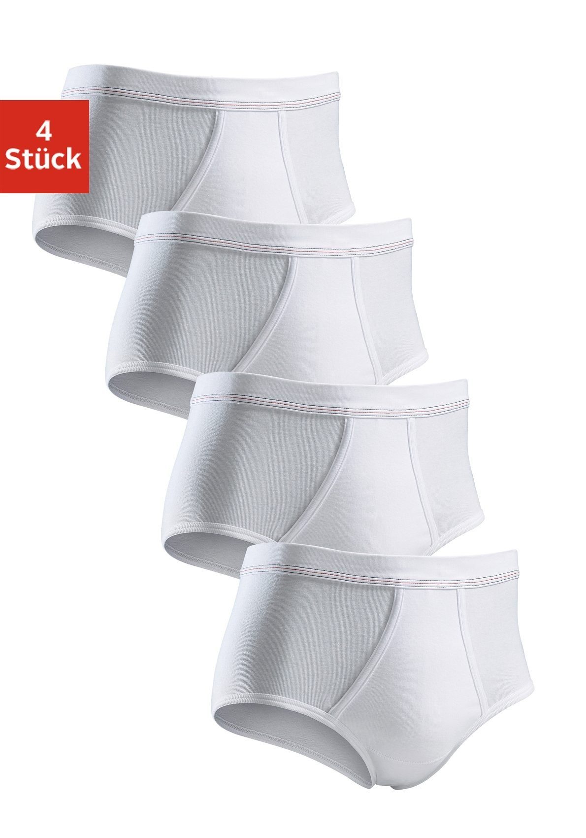 Clipper Slip (Packung, 4-St) schlichtes Basic für jeden Tag aus Feinripp günstig online kaufen