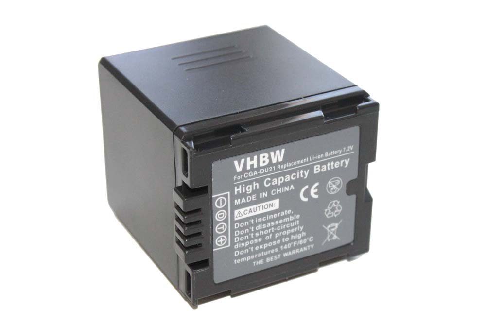 vhbw passend für Panasonic VDR-D150, VDR-D160, VDR-D220, VDR-D250, Kamera-Akku 1500 mAh