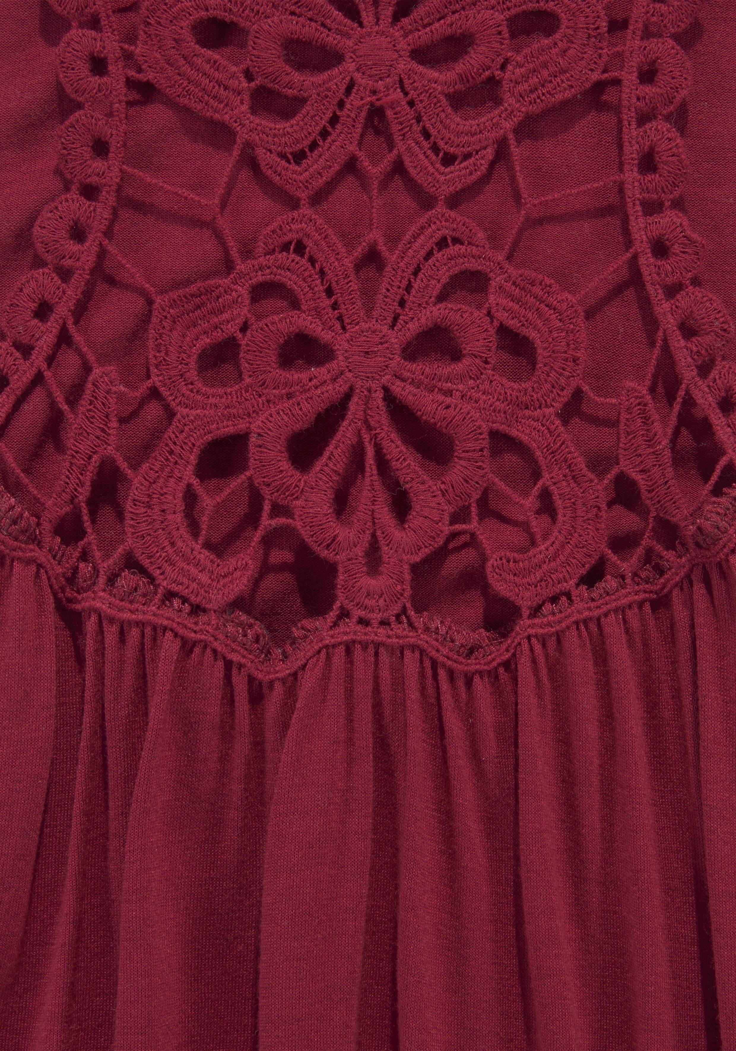 KIDSWORLD Tanktop Viskose - Top, mit Spitzeneinsatz im Rücken