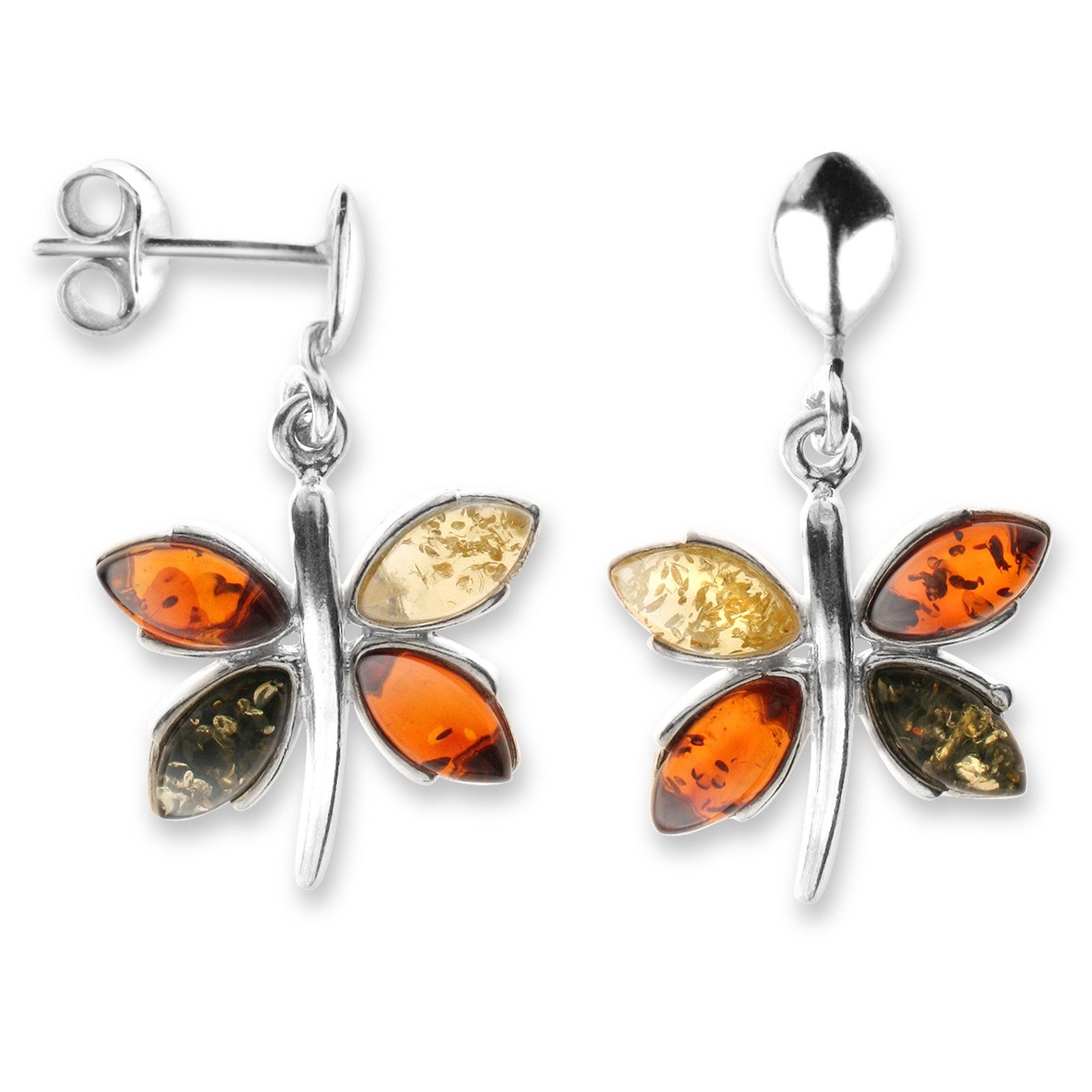 Paar Ohrstecker Ostsee-Schmuck Ohrhänger Schmetterling Ohrhänger Schmetterling