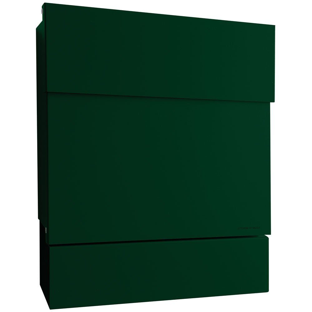 Radius Briefkasten Briefkasten Letterman 5 dunkelgrün mit Zeitungsrolle 561o