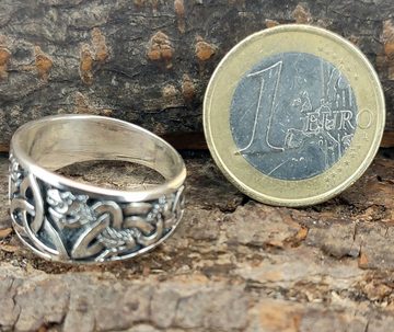 Kiss of Leather Silberring Ring Fingerring Trinity Knoten Gr. 52-74 Triqueta Schlange