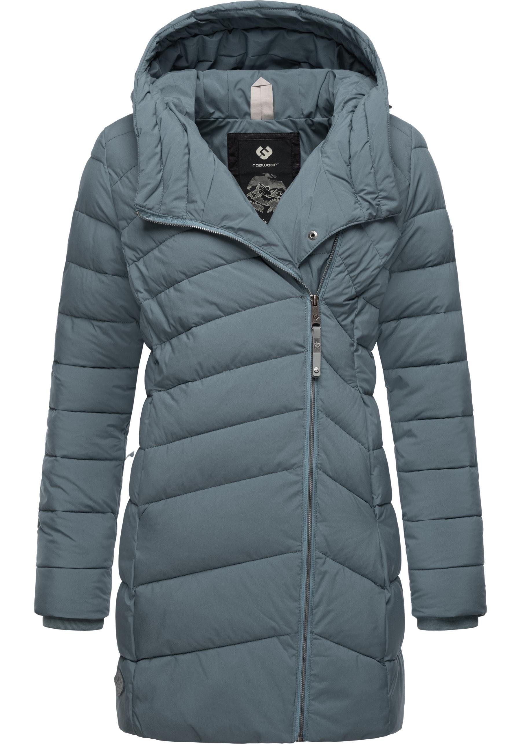 Ragwear Wintermantel Teela Wasserdichter Steppmantel mit hohem Kragen – Bild 4 von 5