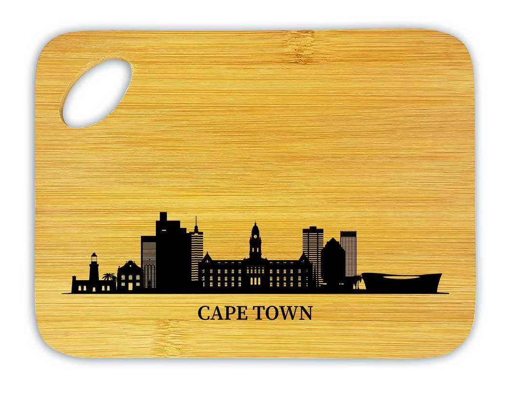 / Kapstadt Bambus die Cape Town, Frühstücksbrett Stadtmeister Skyline