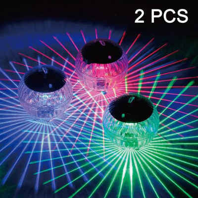 Einemgeld Pool-Lampe Solar Schwimmendes Licht, Farbwechsel Magic Ball Solar Pool Licht