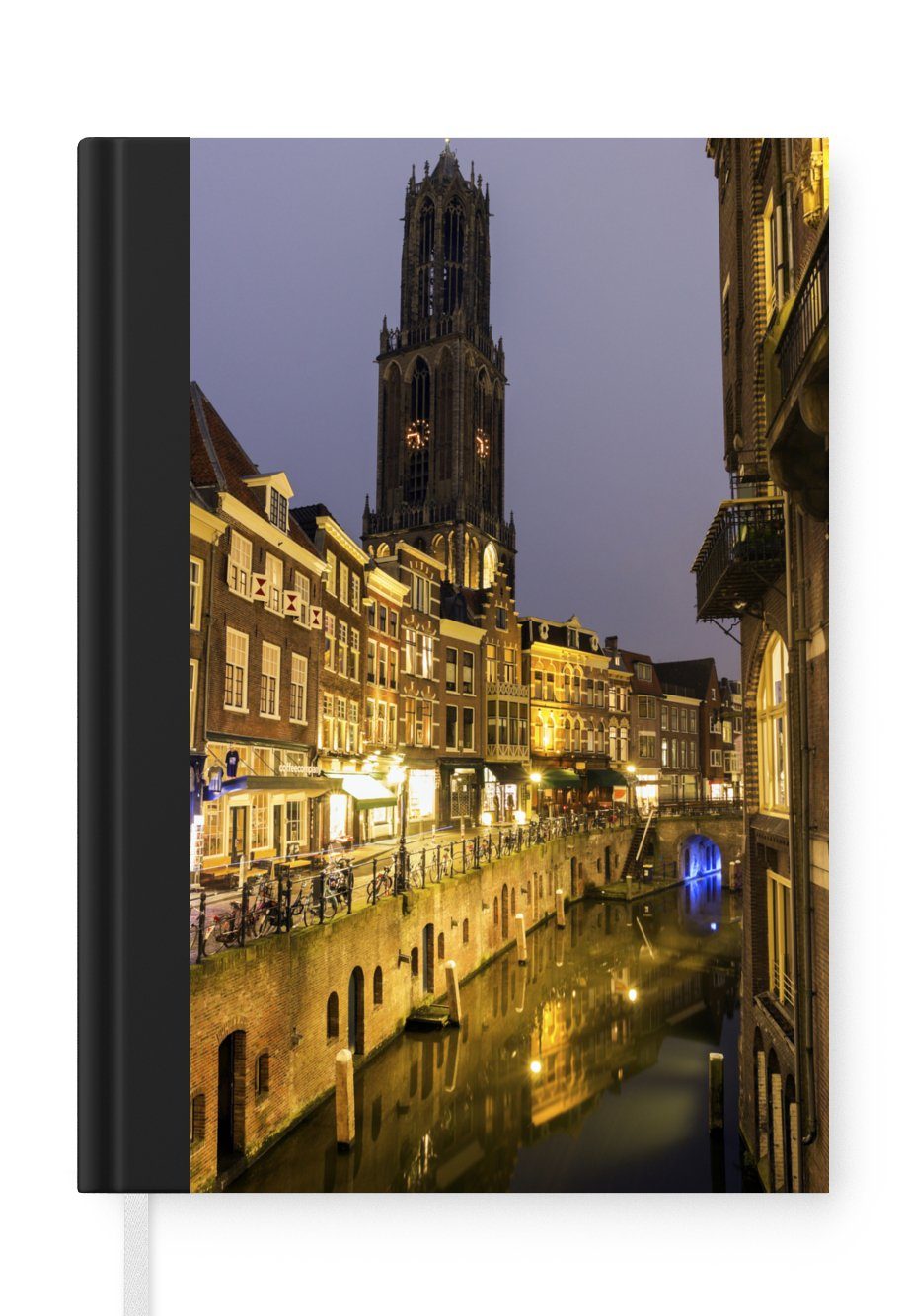 [Großes Lob] MuchoWow Notizbuch Utrecht - - Merkzettel, 98 Journal, Tagebuch, Notizheft, Wasser Licht, A5, Haushaltsbuch Seiten