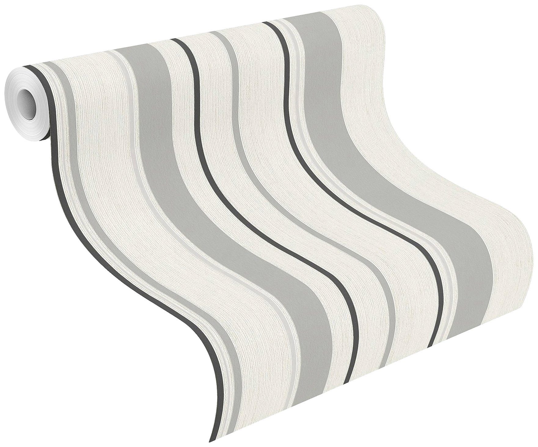 Rasch Vliestapete #ROCKNROLLE, aufgeschäumt, gestreift, grafisch, (1 St). Reduzierter Preis € 18,29. Unverbindliche Preisempfehlung € 31,95, (€ 3,43 pro 1 qm)