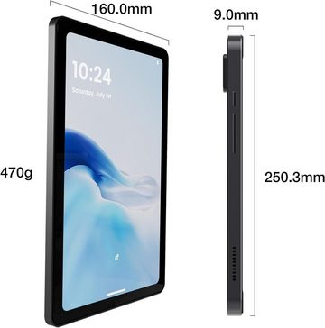 AGM Mobile PAD P1 Tablet (10,36", 256 GB, Android 13, 4G, Tablet Helio G99 Octa-Core 2.2GHz, 2K FHD, 7000mAh mit Schutzhülle)