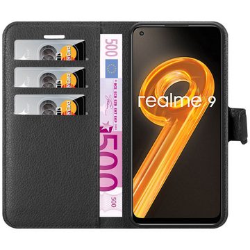 Cadorabo Handyhülle Realme 9 4G / 9 PRO+ Realme 9 4G / 9 PRO+, Klappbare Handy Schutzhülle - Hülle - mit Standfunktion und Kartenfach