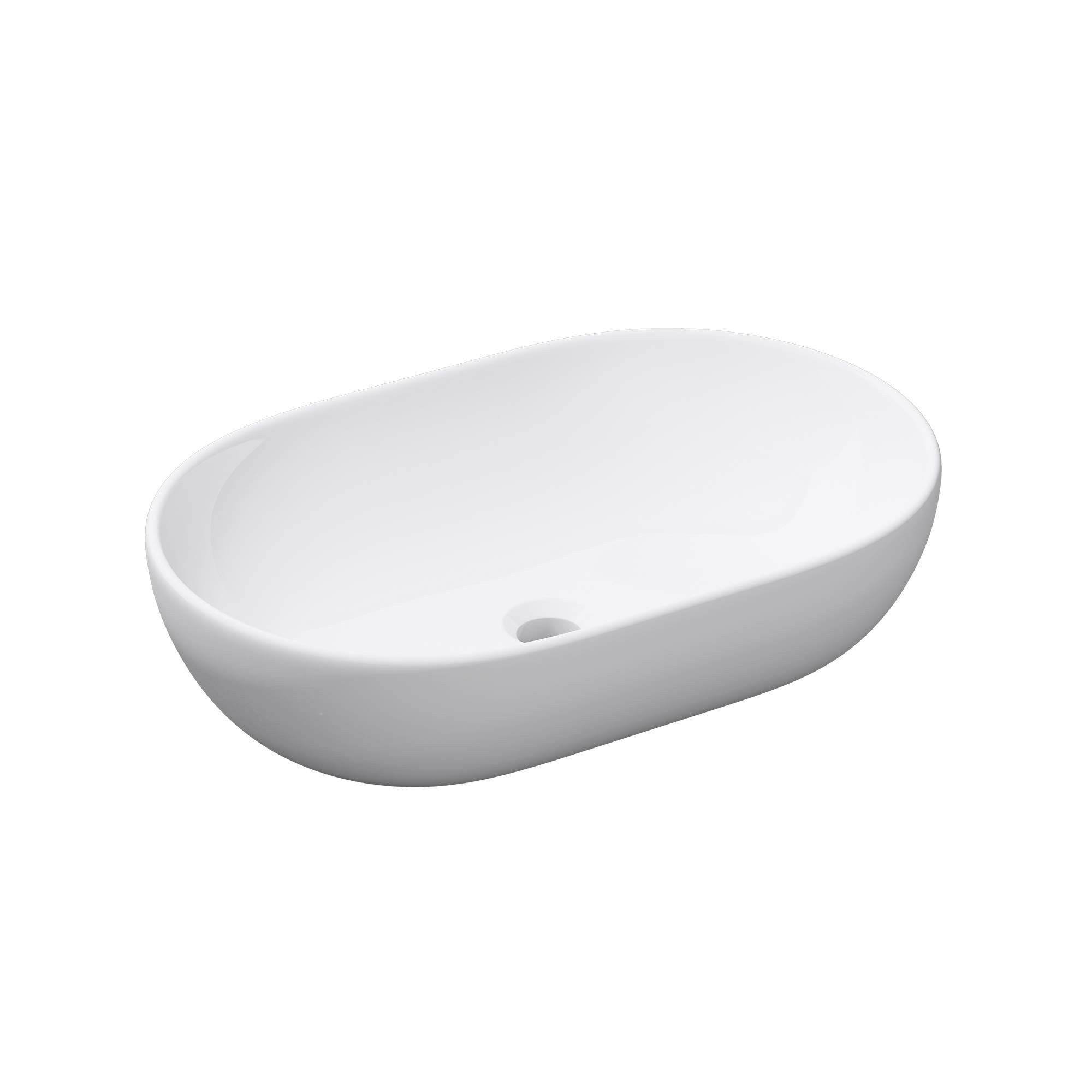 Mai & Mai Aufsatzwaschbecken Aufsatzwaschbecken Keramik in weiß Brüssel322 mit Nano-Beschichtung