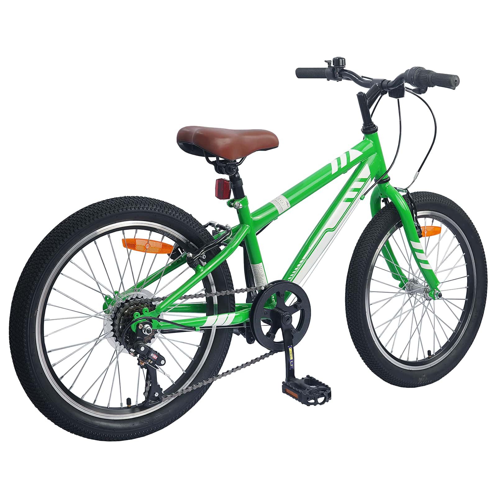 vidaXL Kinderfahrrad 24-Zoll Fahrrad Kinderfahrrad Mountainbike 24 Zoll 6-Speed für 8-12 Ja