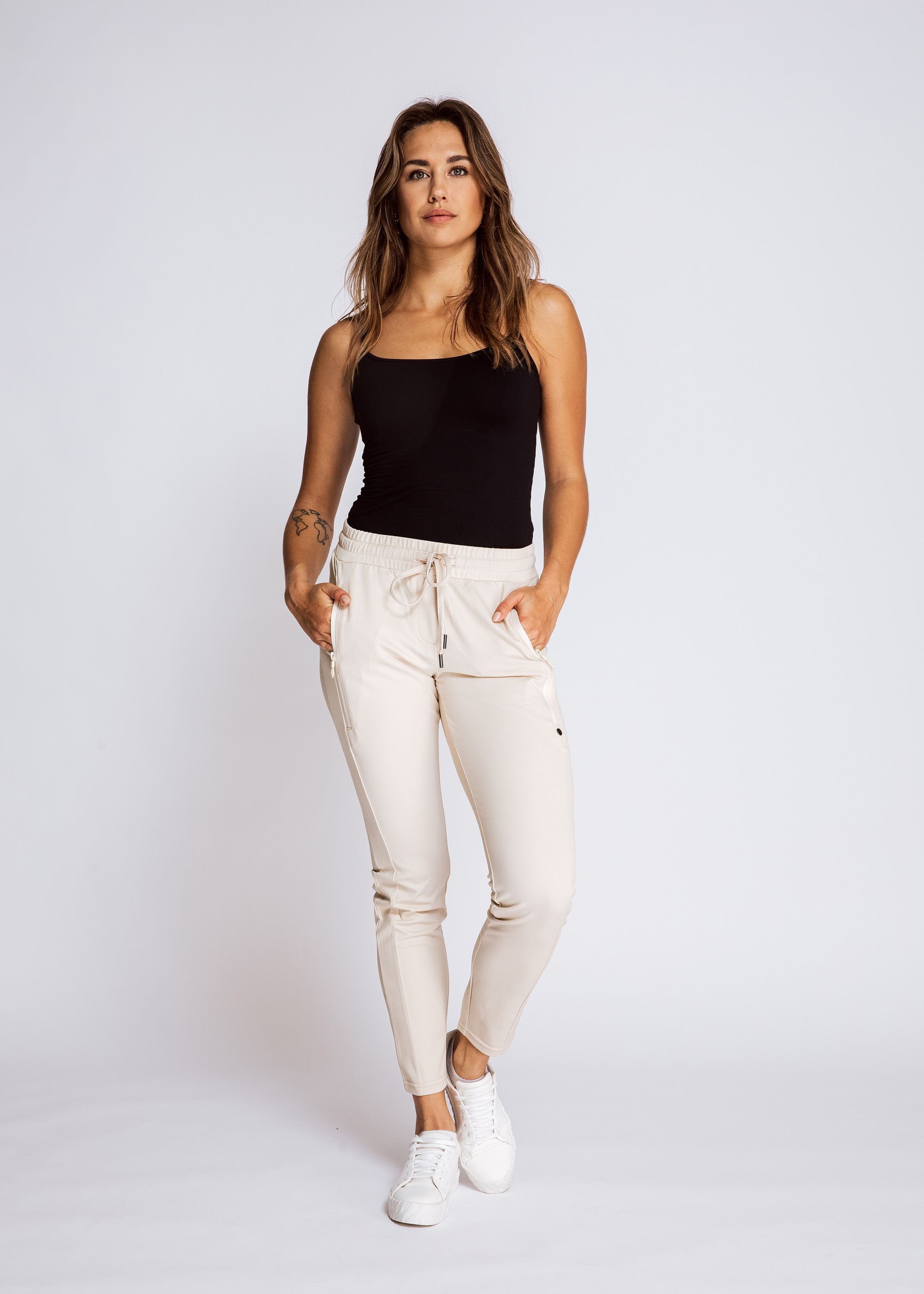 Zhrill Stoffhose Stoffhose CHIARA Casual Beige günstig online kaufen