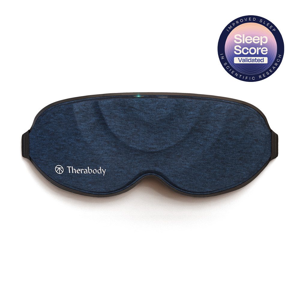 Therabody Schlafmaske SleepMask Augenmaske Schlafmaske mit Vibration zur Entspannung, 3 beruhigende Vibrationsmuster mit jeweils einstellbarer Intensität