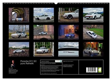 CALVENDO Wandkalender Porsche 911 SC pure Ästhetik (Premium, hochwertiger DIN A2 Wandkalender 2023, Kunstdruck in Hochglanz)