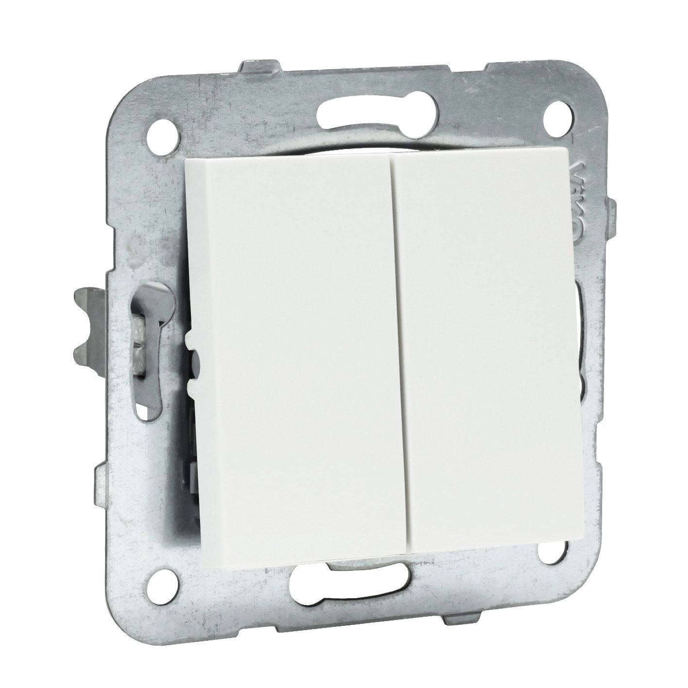 Viko by Panasonic Lichtschalter Meridian Serienschalter inkl. 1-Fach Rahmen (1-St), VDE zertifiziert, halogenfrei, stabiles Thermoplast-Kunststoff