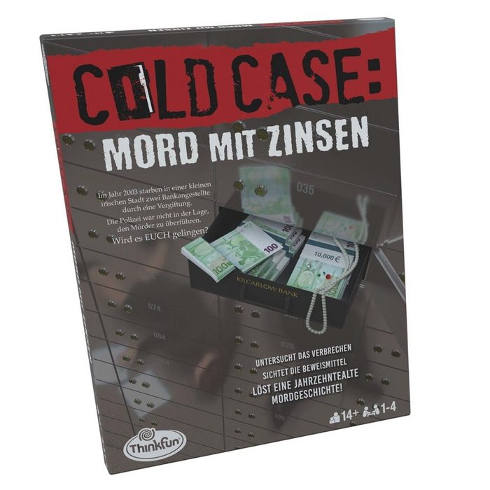 Thinkfun® Spiel Thinkfun Familienspiel Logikspiel Cold Case: Mord mit Zinsen 76486