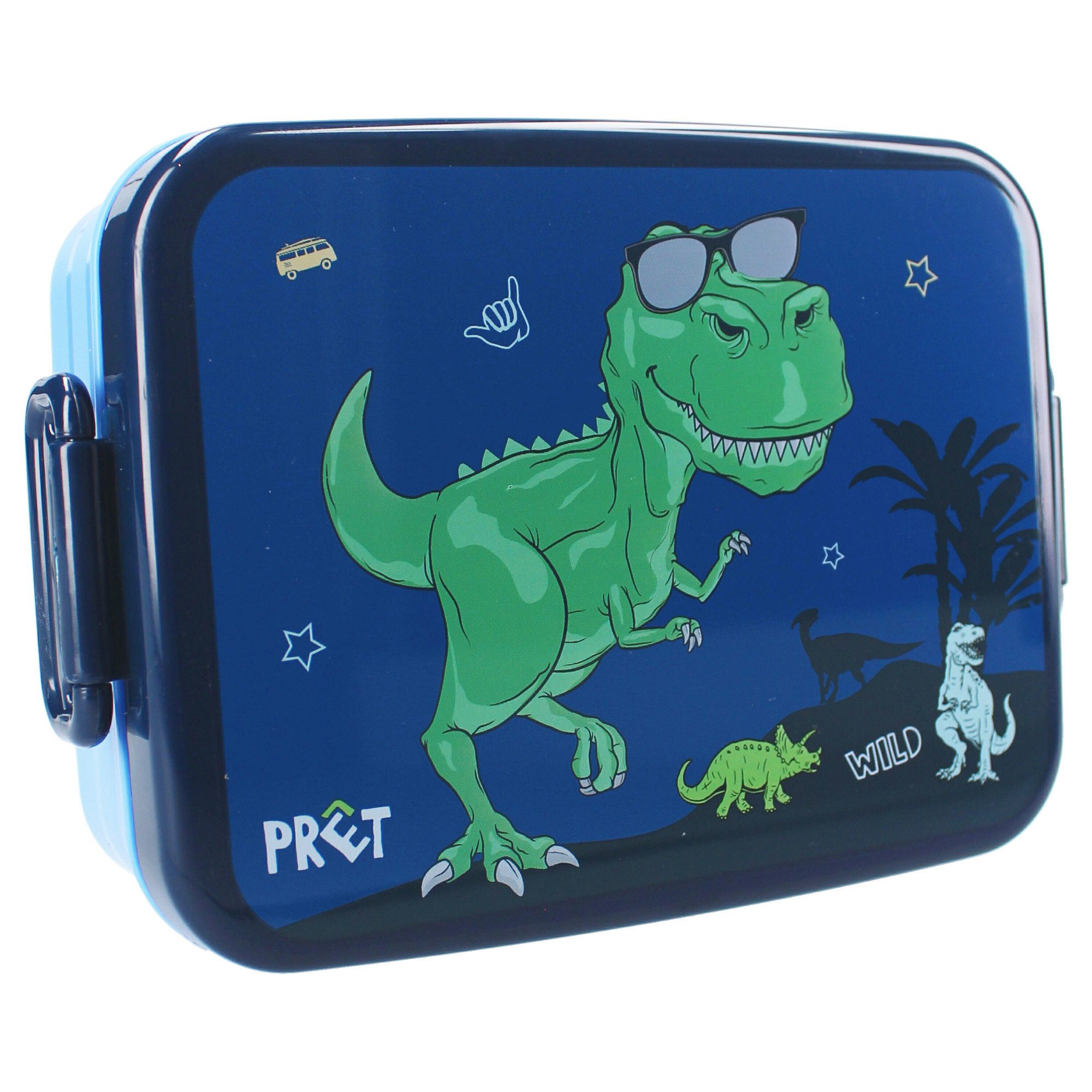 Vadobag Lunchbox Prêt Lunch Bunch Brotdose 16x13x5 cm Abenteuerliches Design