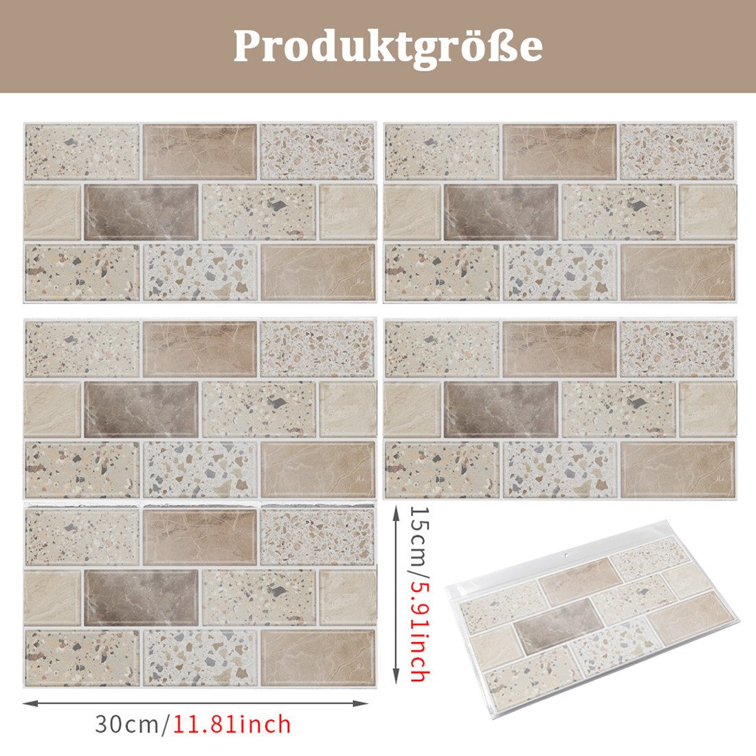 ZEUOPQ Wandtattoo Wandtattoo 3D Wandpaneele Selbstklebend günstig online kaufen