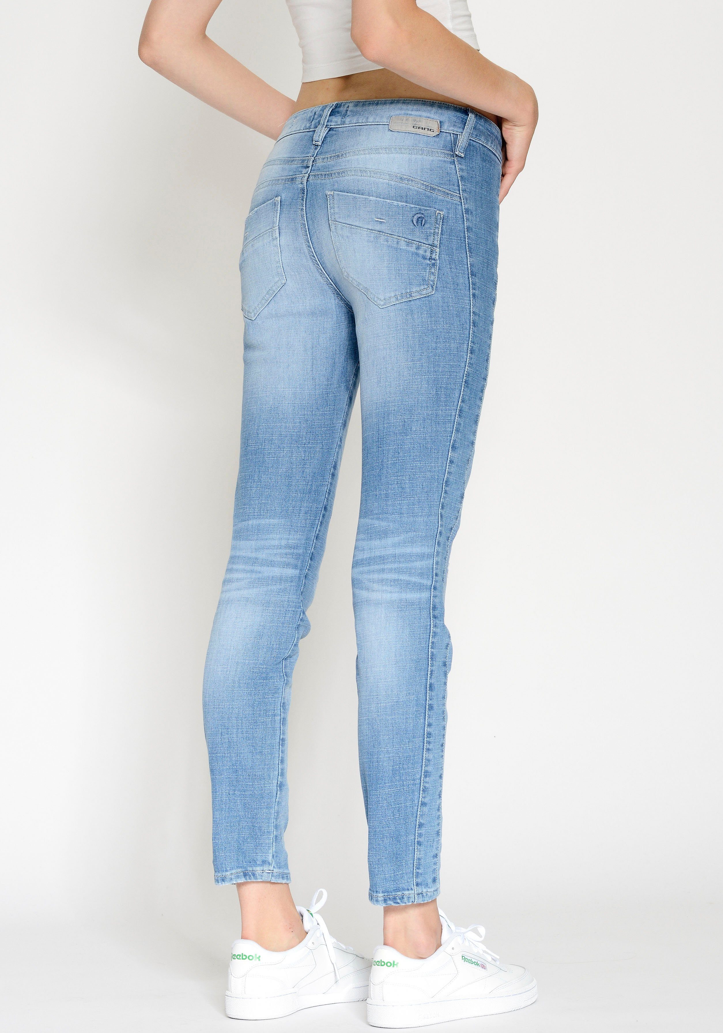 GANG Slim-fit-Jeans 94SANA mit Galonstreifen günstig online kaufen