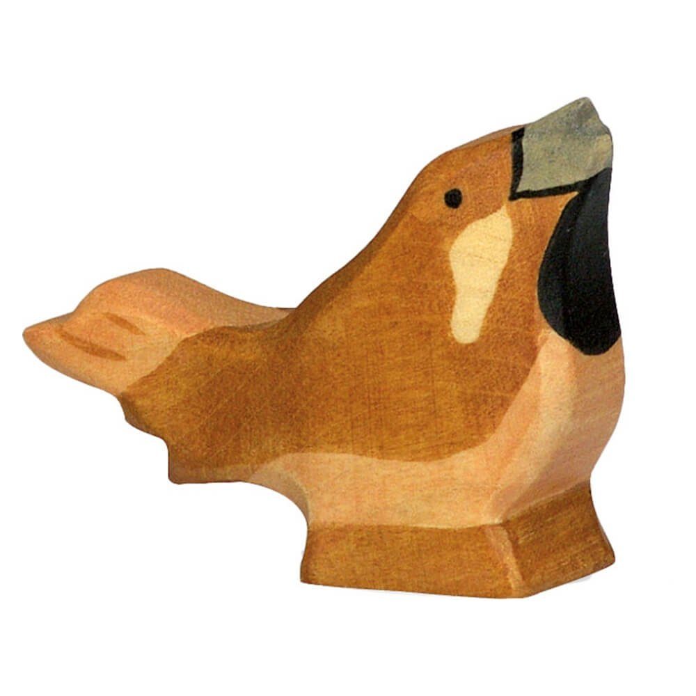 Spatz aus HOLZTIGER Holztiger Tierfigur Holz