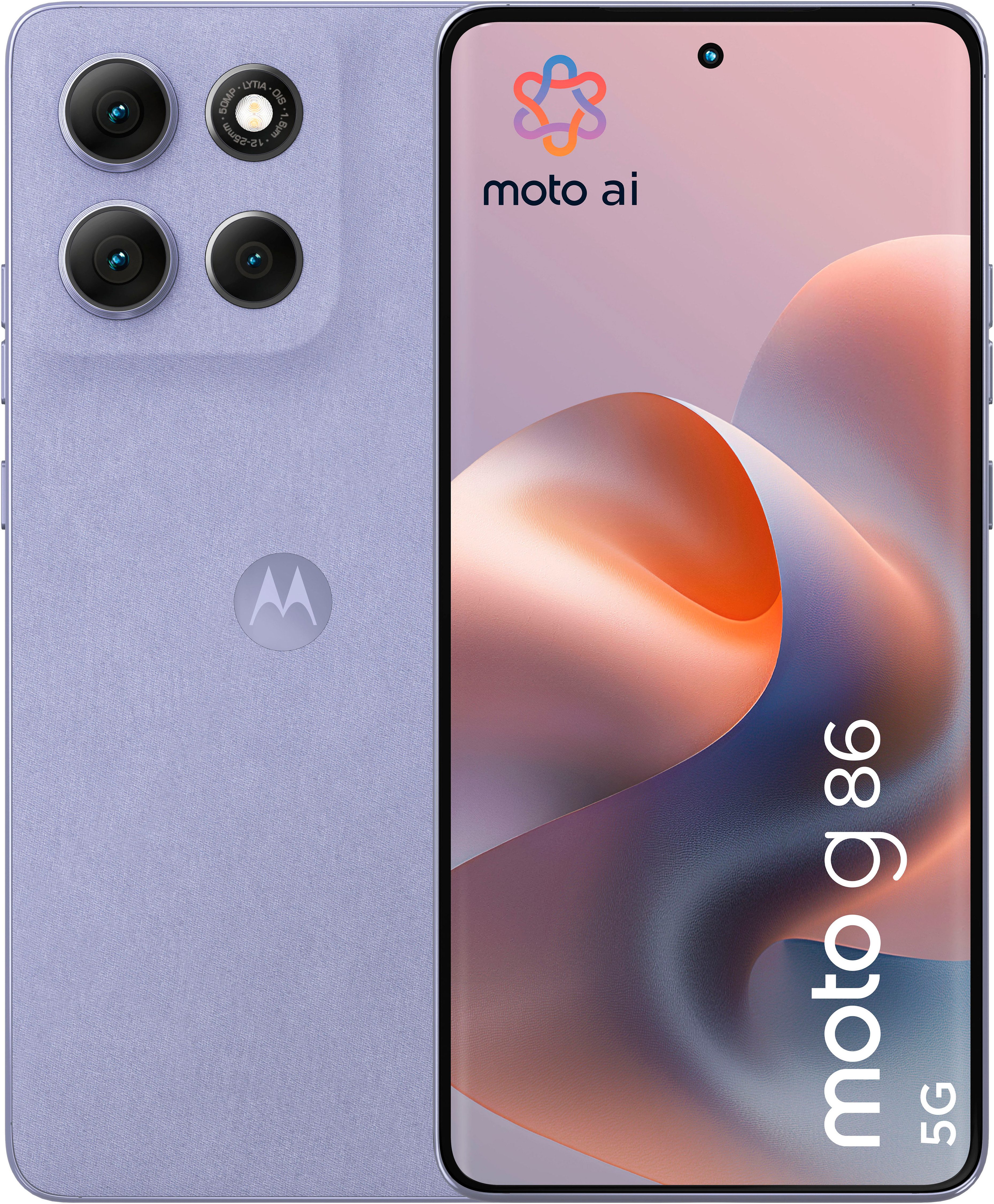 Motorola moto g86 5G 256GB Smartphone (16,94 cm/6,67 Zoll, 256 GB Speicherplatz, 50 MP Kamera)