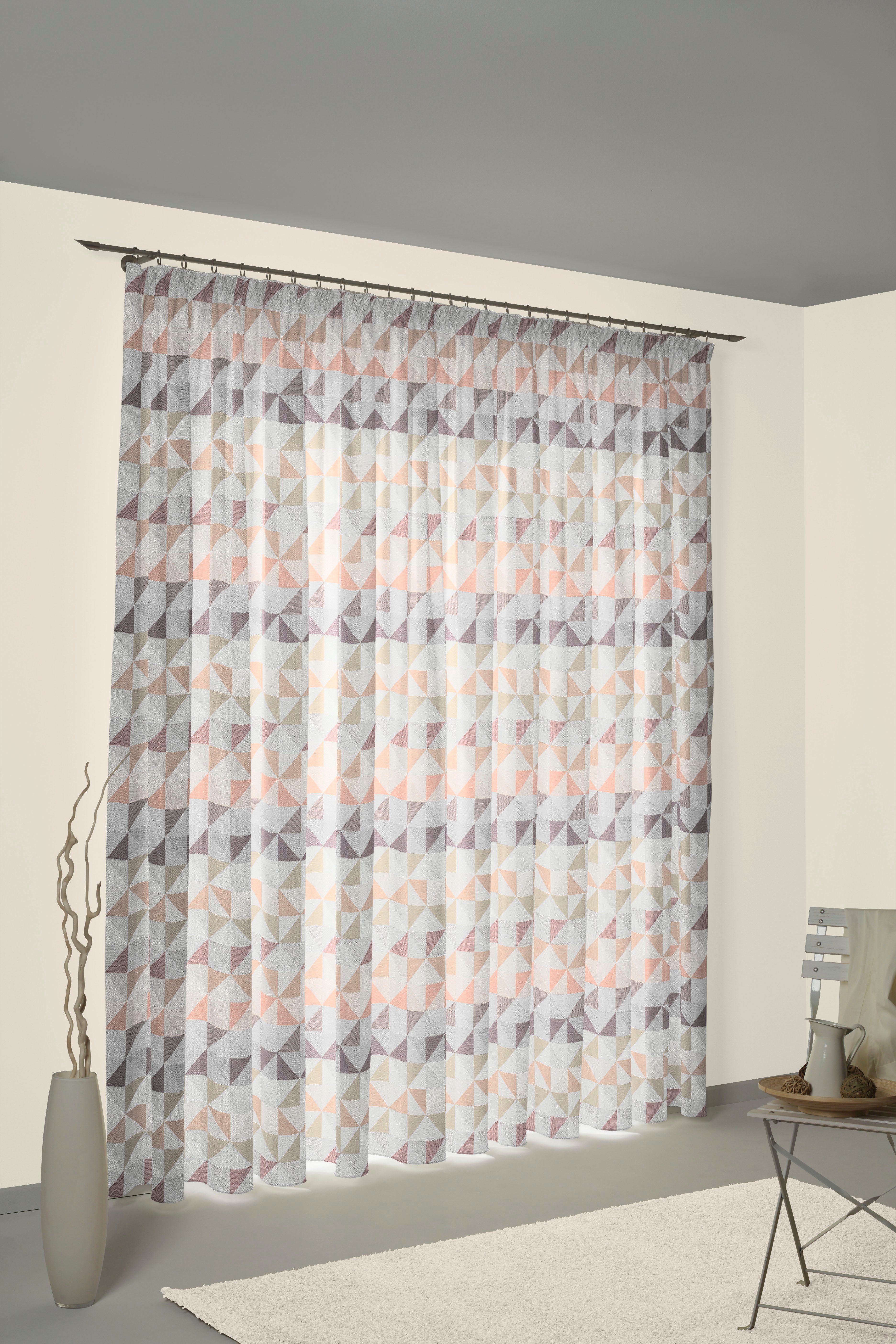 Wirth Vorhang Berlare (1 St), Multifunktionsband, blickdicht, Jacquard