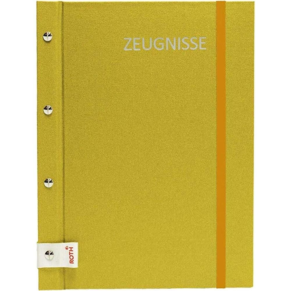 Roth Organisationsmappe Zeugnismappe A4 Metallium Gold