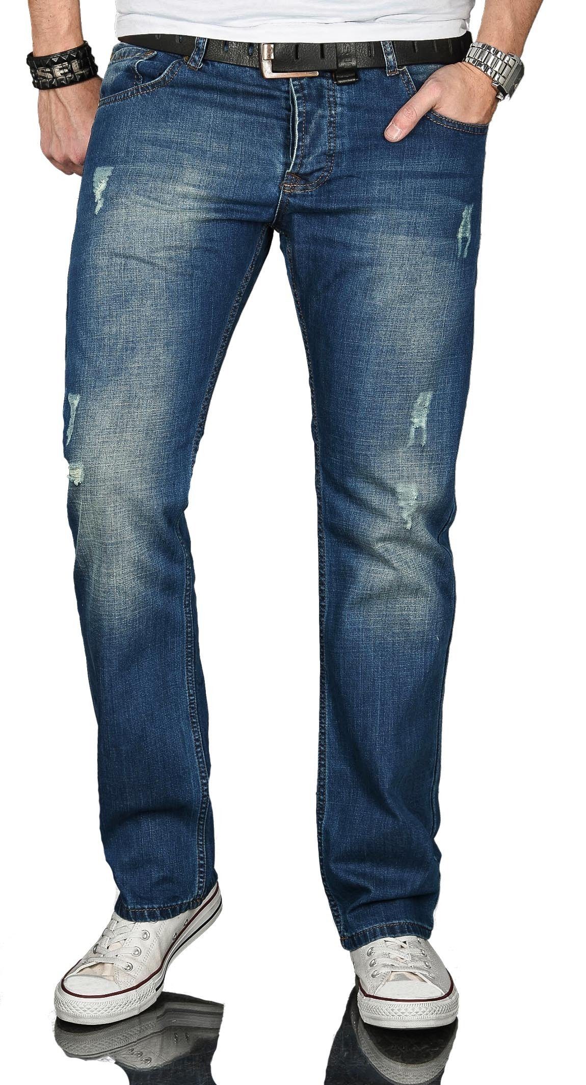 Alessandro Salvarini Regular-fit-Jeans ASJulio mit geradem Bein
