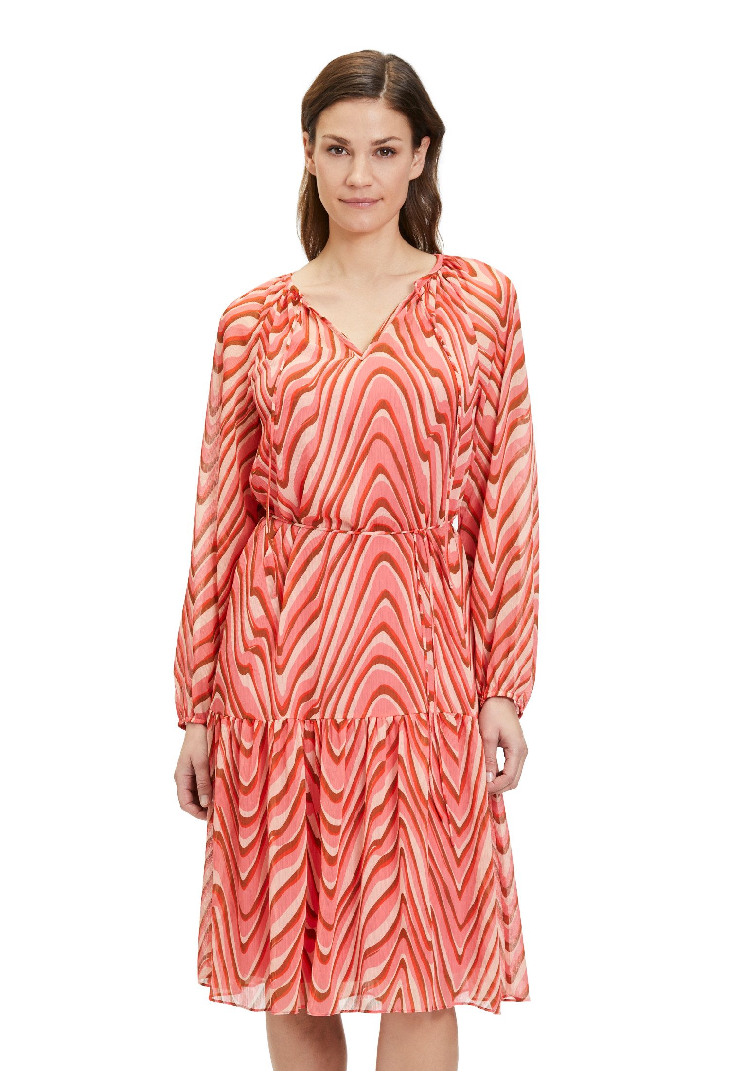 Chiffonkleid Cartoon Chiffonkleid langarm