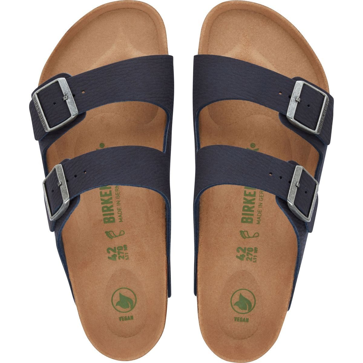 Birkenstock Arizona Vegan Birko-flor Velours Outdoorsandale