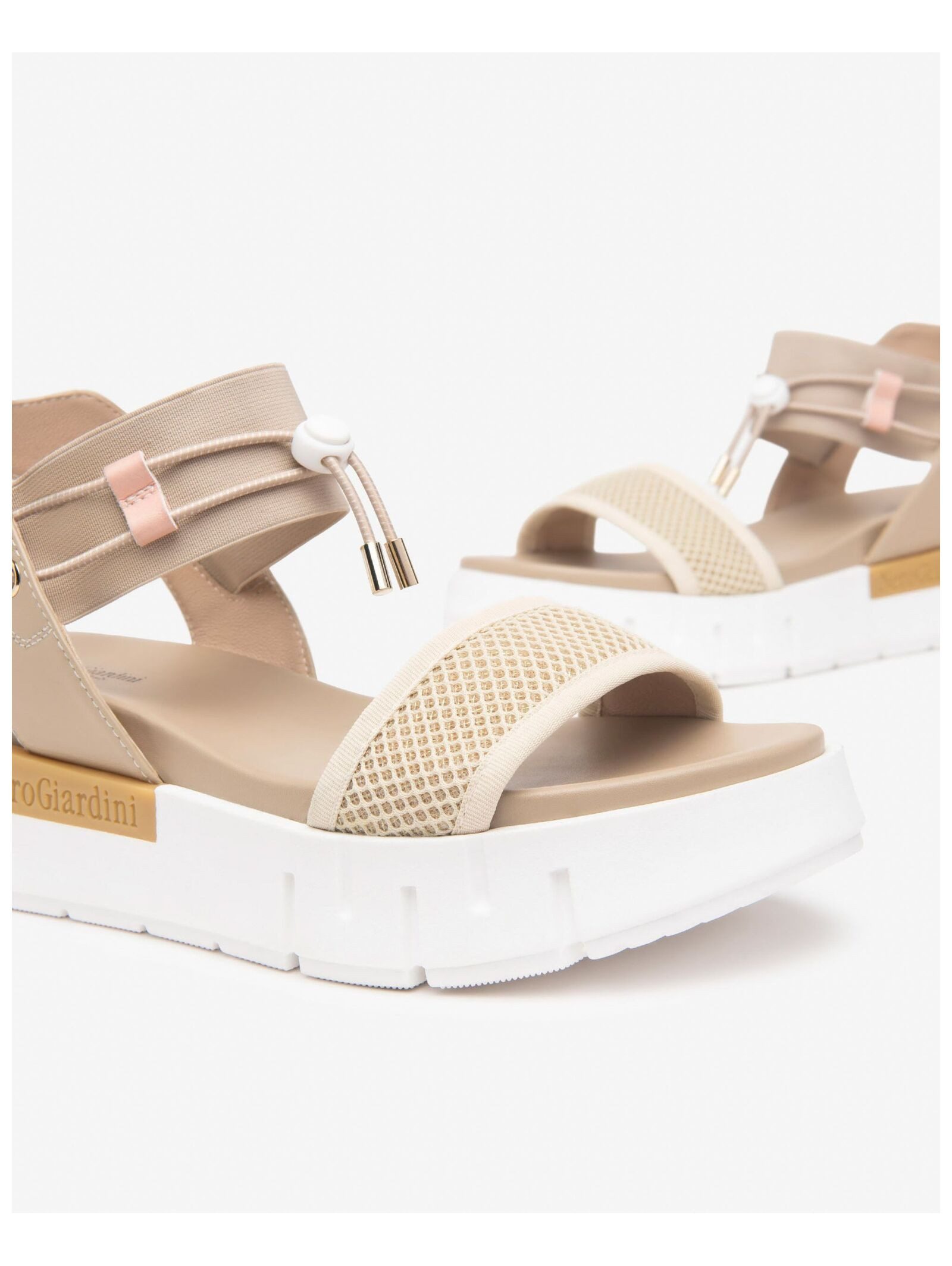 Nero Giardini Nero Giardini Sandalen Lederimitat/Textil Riemchensandale