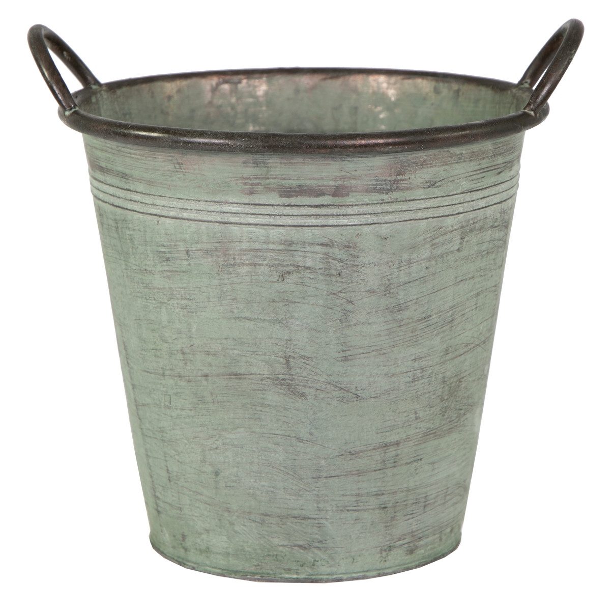 finehomegarden Pflanzkübel Eimer mit Griff Metall günstig online kaufen