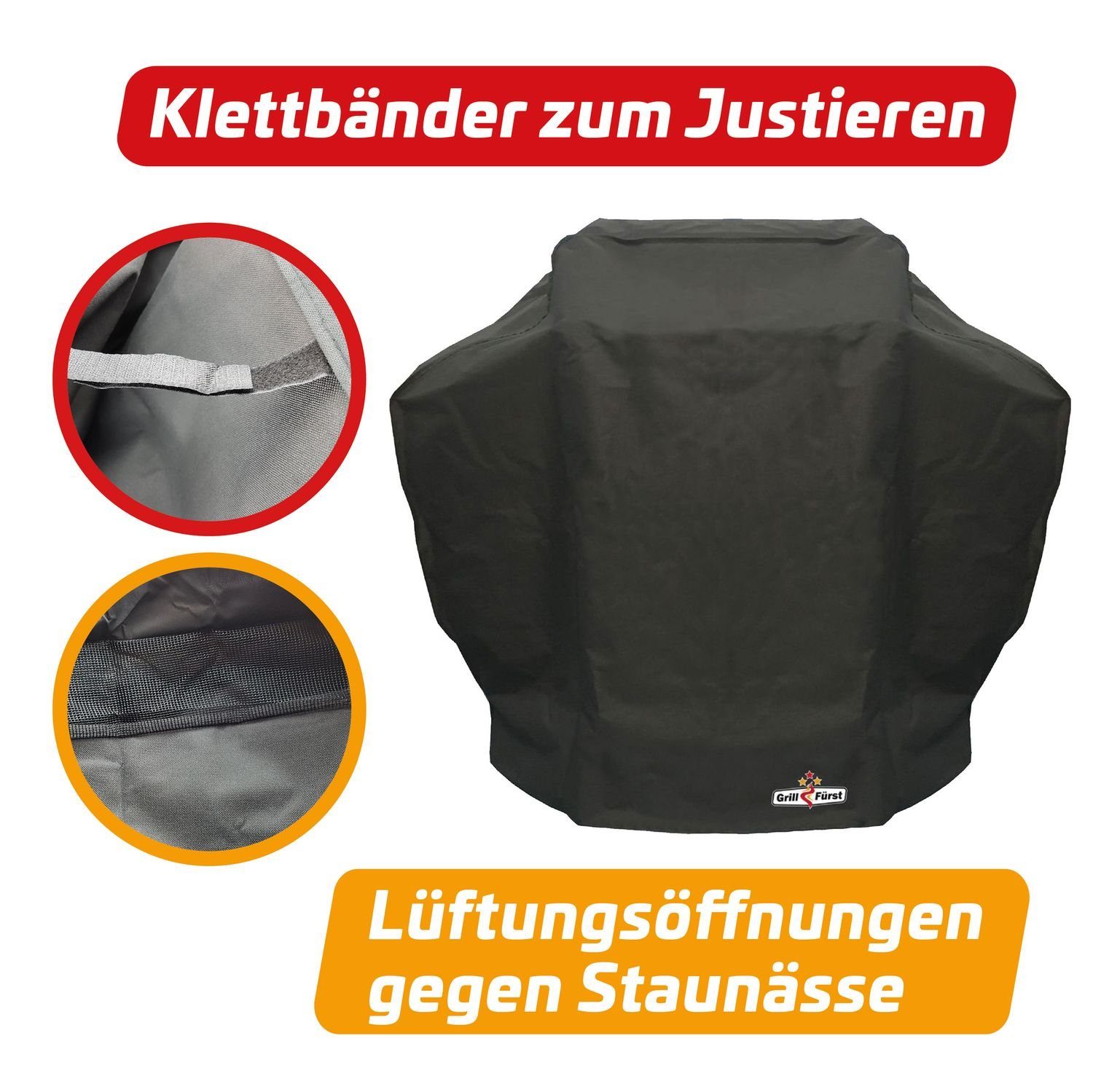 Grillfürst Grillabdeckhaube Grillfürst Abdeckhaube 133 x 72 x 109 cm Weber Spirit 200 er Serie