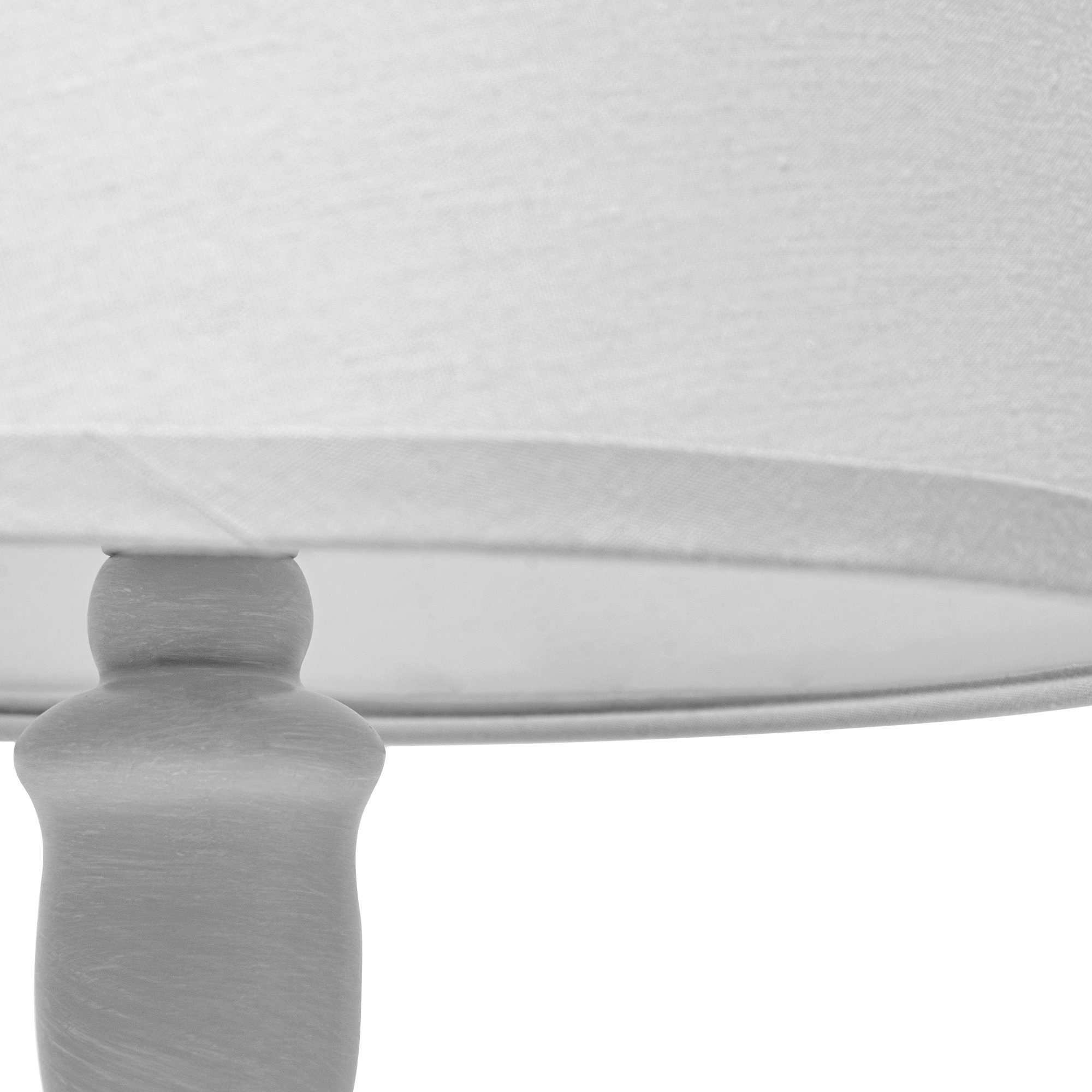 2 Tischleuchte grau Tischleuchten, GITTA ohne Konsimo Leuchtmittel, Stück