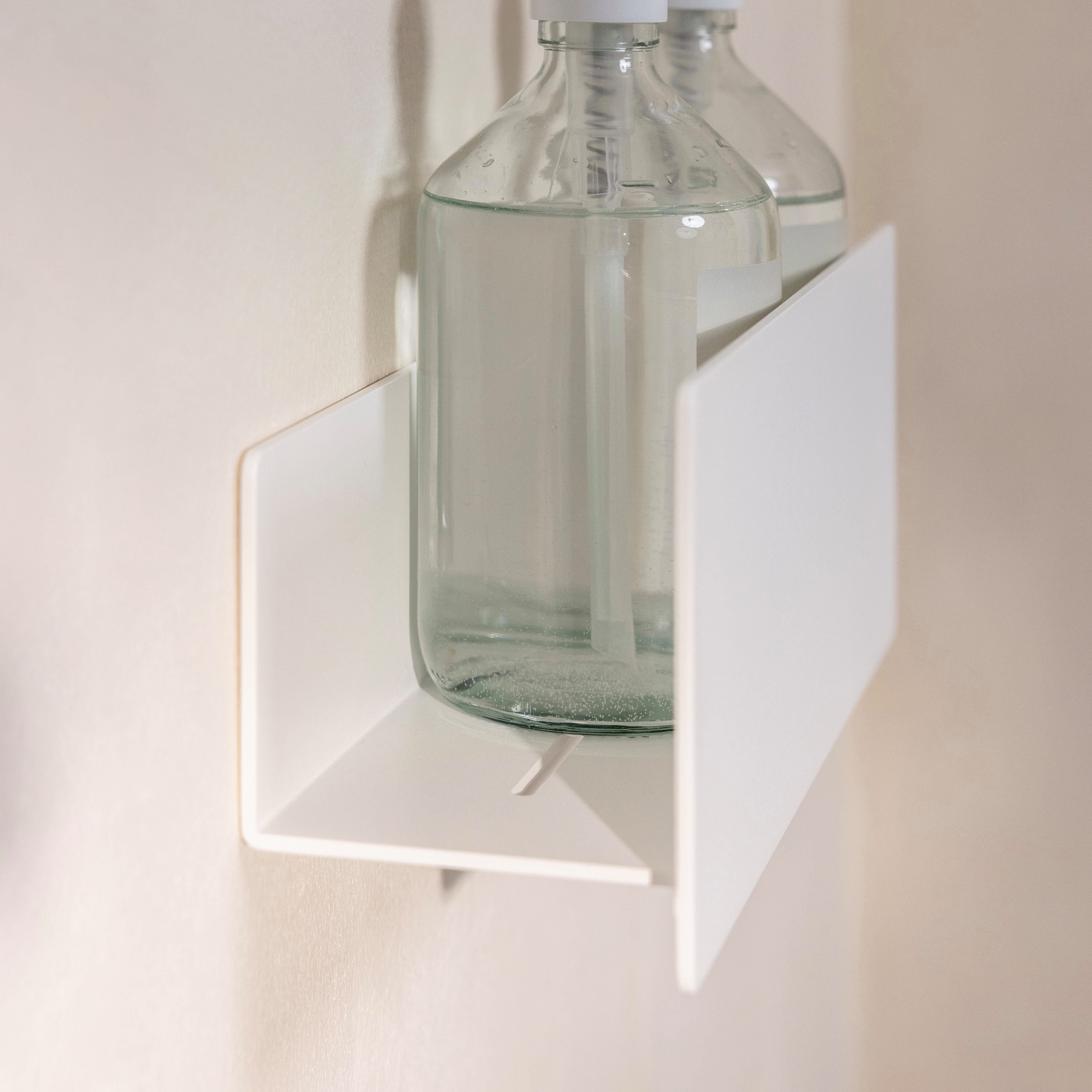 Metallbude Duschablage SHEA aus Aluminium, ohne Bohren, Badorganizer, Duschzubehör, Duschregal