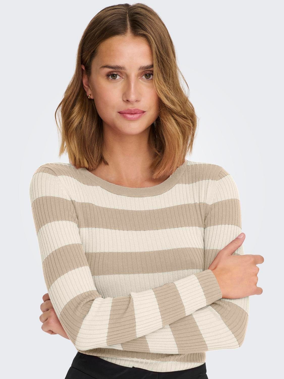 JDY Rundhalspullover JDYPLUM L/S O-NECK PULLOVER KNT NOOS günstig online kaufen