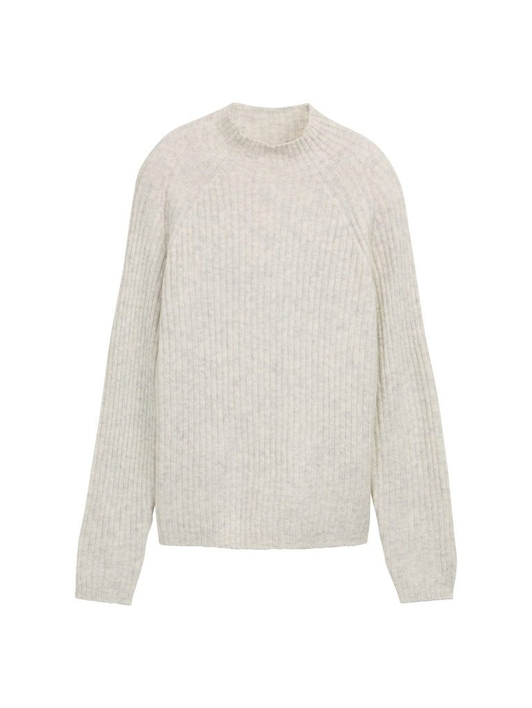 TOM TAILOR Rundhalspullover Pullover aus Rippstrick günstig online kaufen