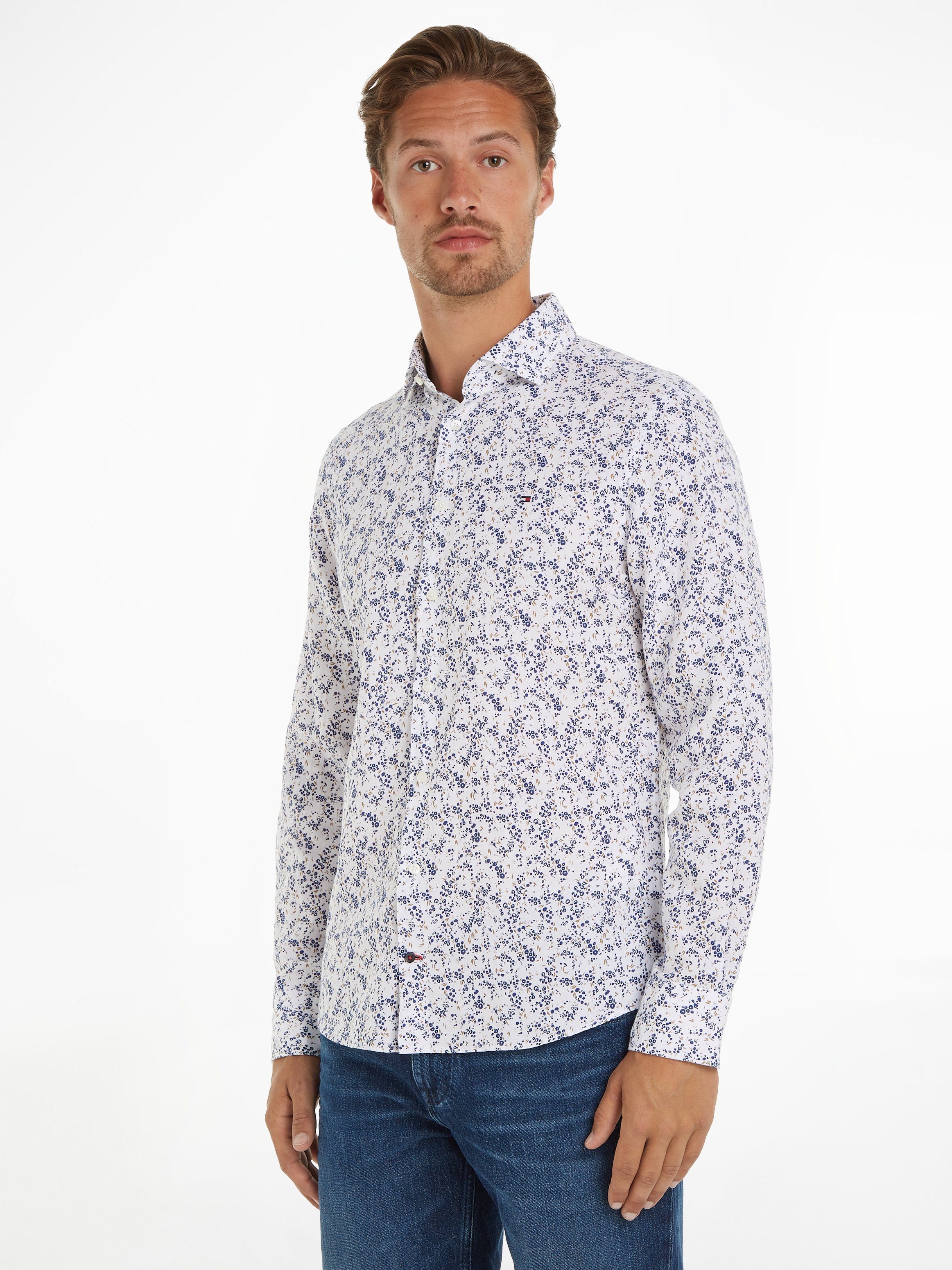 Langarmhemd CL W-CO/LI DITSY FLOWER SF SHIRT