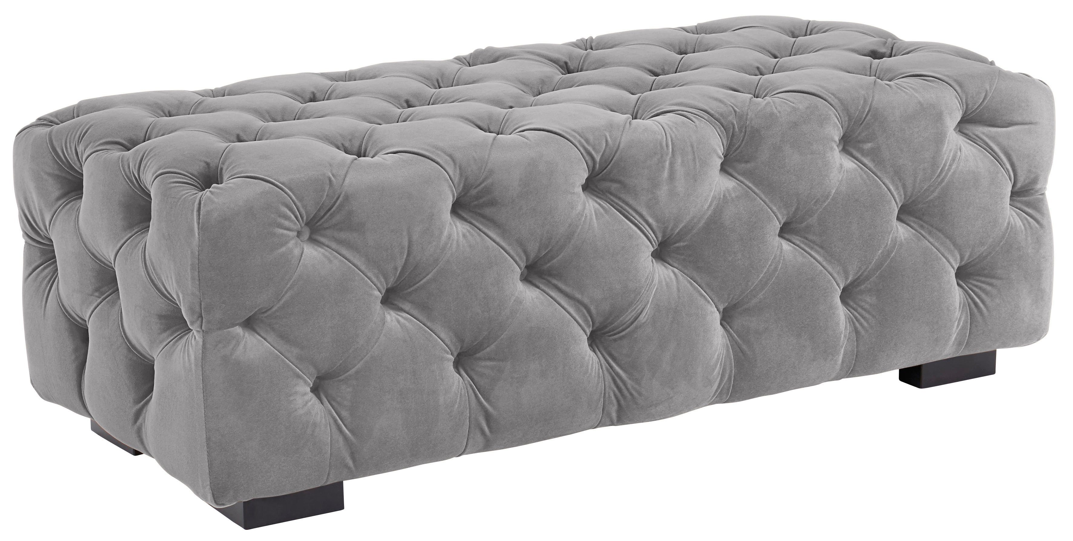 Home affaire Polsterhocker Kalina, mit klassischer Chesterfield-Knopfheftun günstig online kaufen