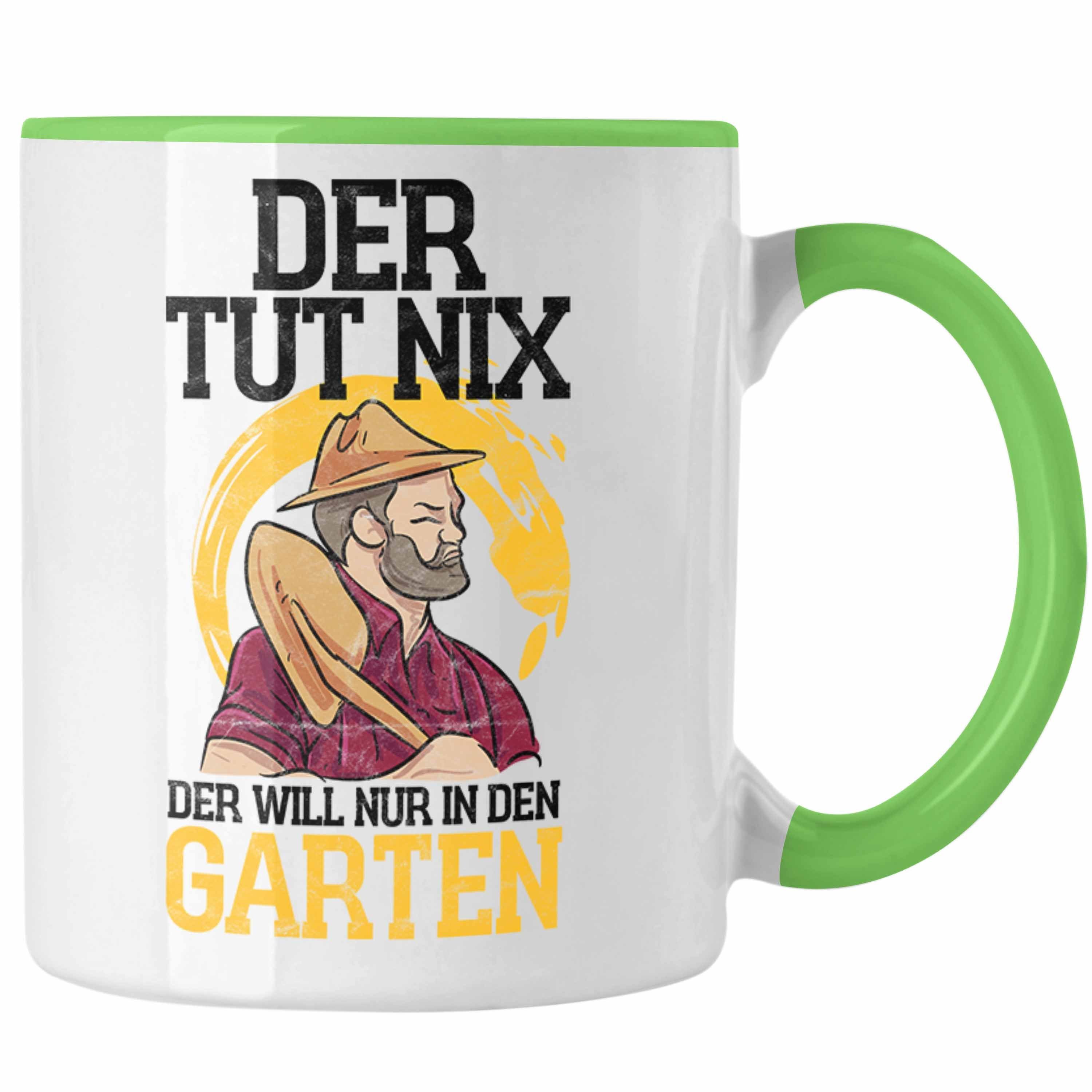 Trendation Tasse Lustige Tasse für Gärtner Perfektes Geschenk für Hobby- und Landschaft Grün