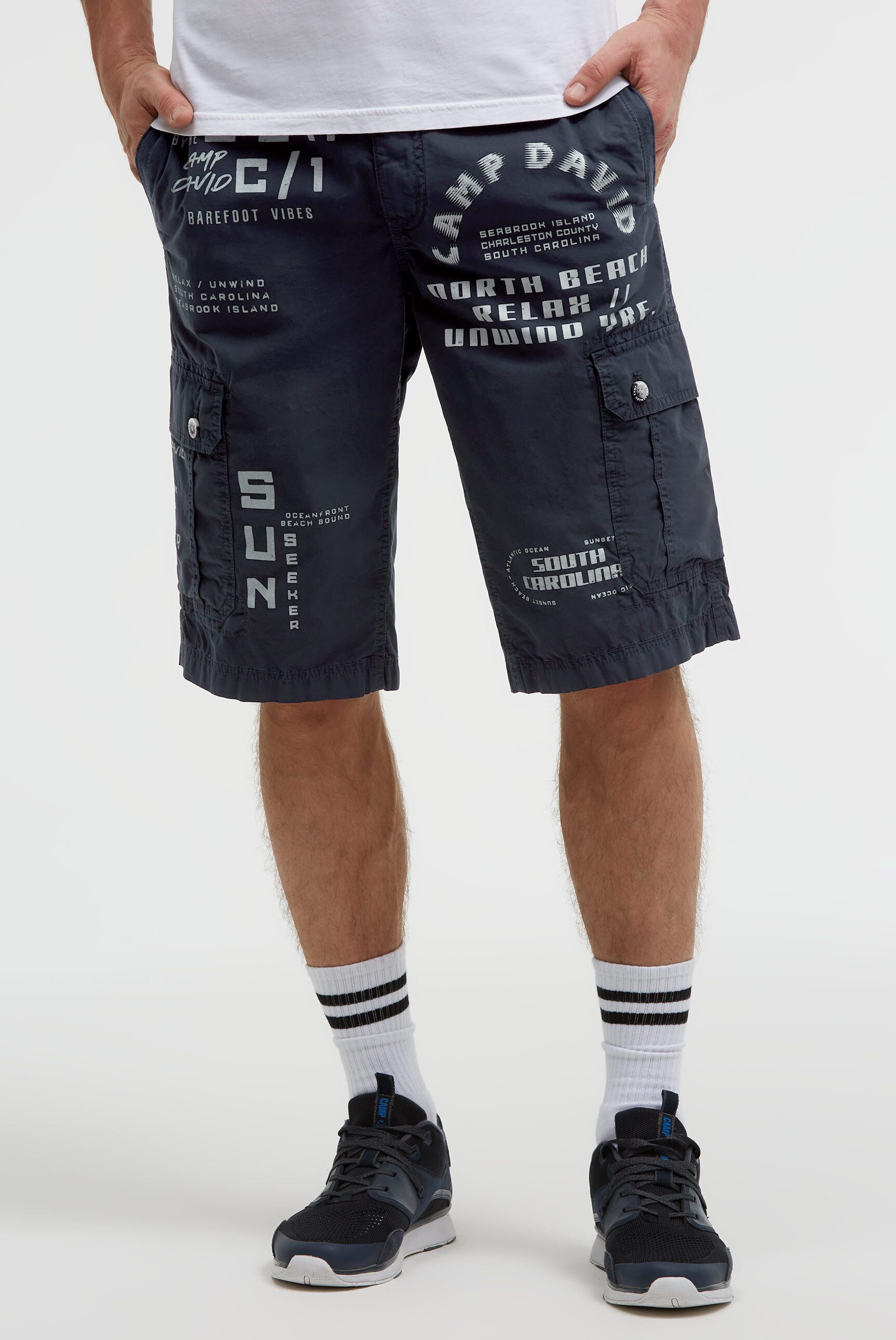 CAMP DAVID Shorts aus Baumwolle