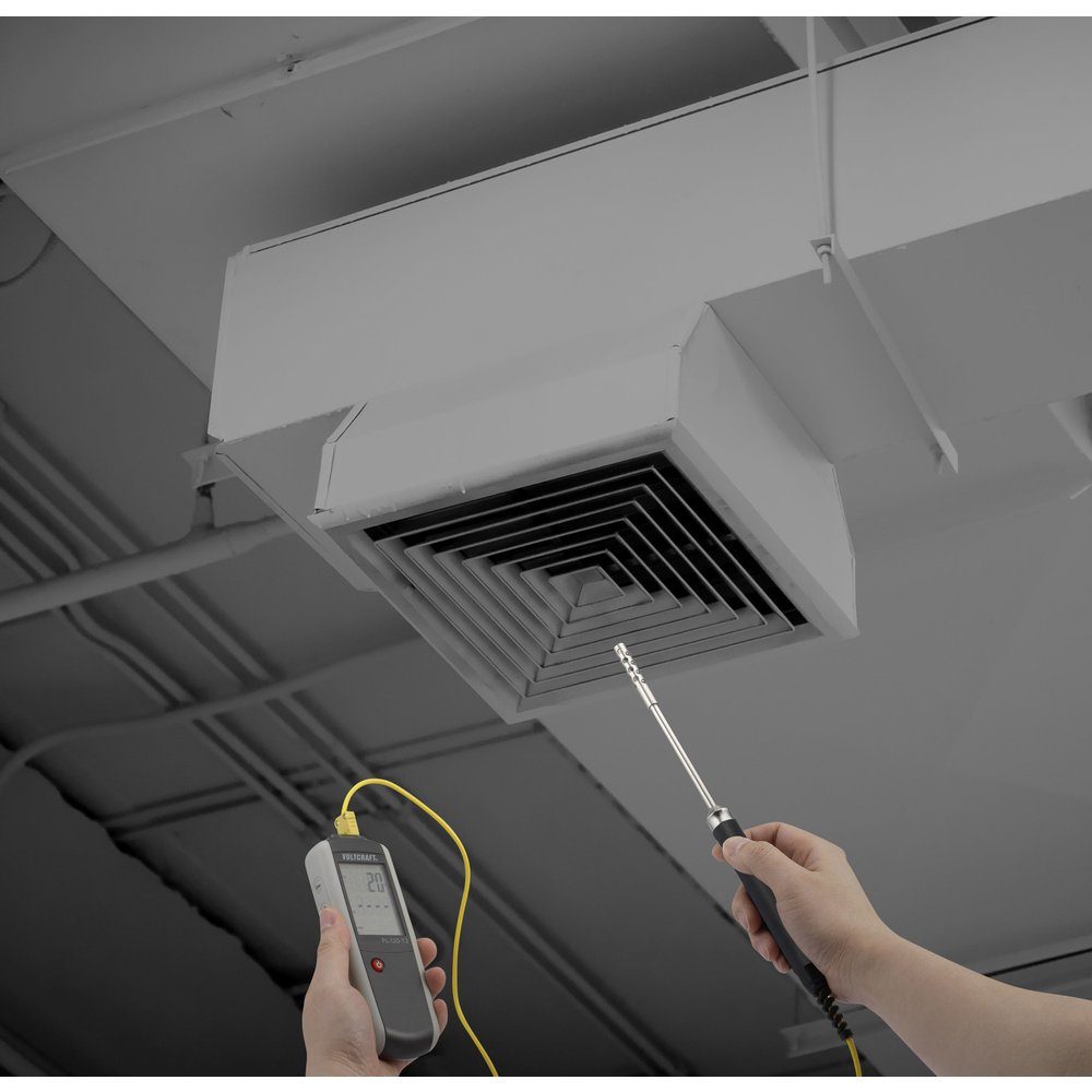 bis °C 600 -100 m Thermodetektor VOLTCRAFT K 1.00 Luftfühler VOLTCRAFT Fühler-Typ TP-204