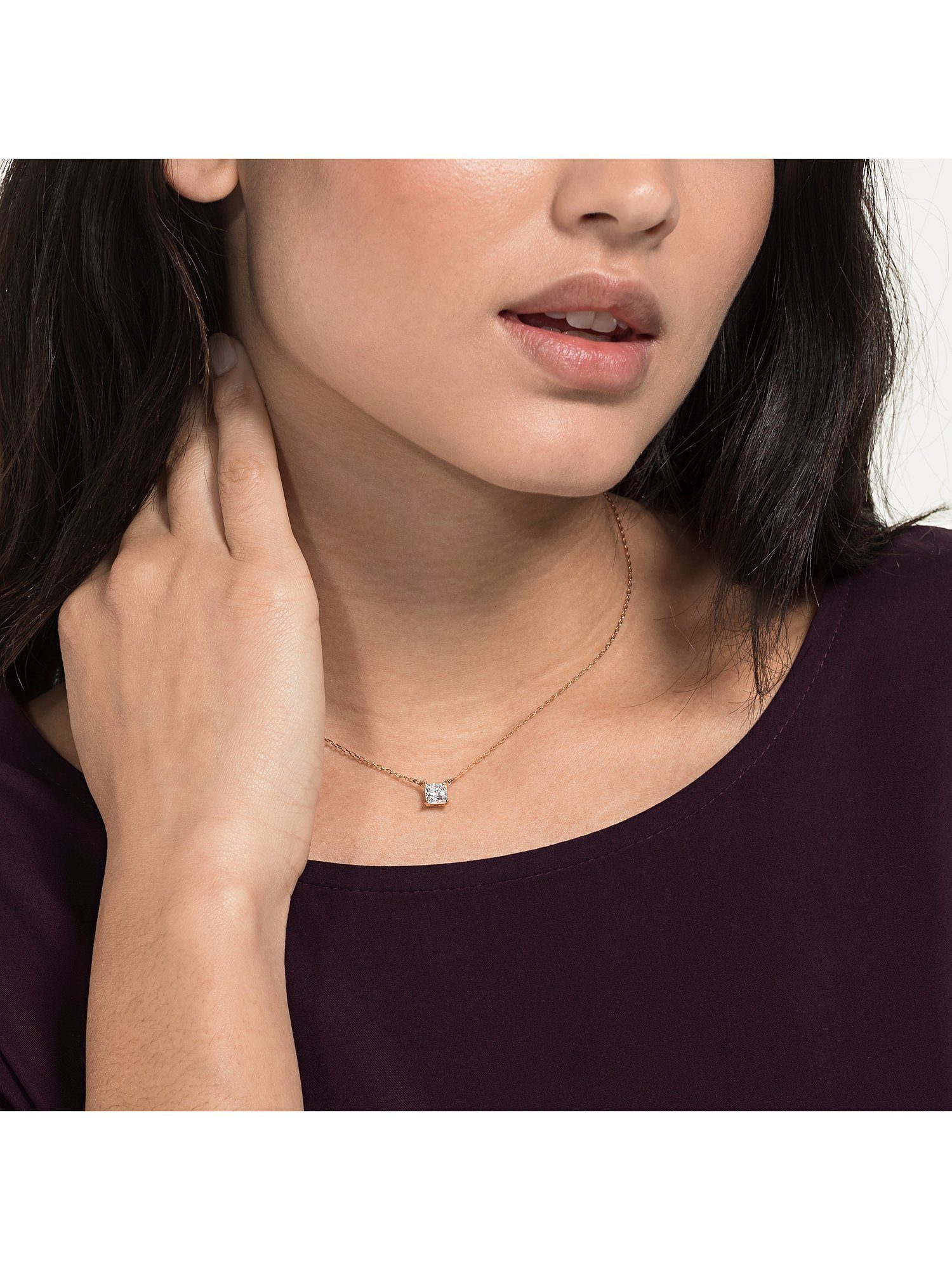 Swarovski Collier goldfarben...