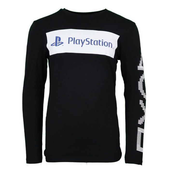Playstation Langarmshirt schwarzes Kinder Shirt Gr 134- bis 134 100% Baumwolle