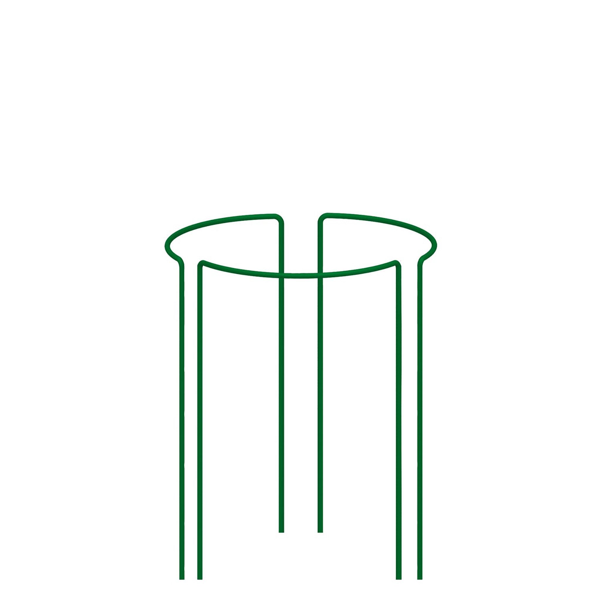 Wilk Rankhilfe Pflanzenstütze Ø5mm Materialstärke, Staudenhalter 20 x 20 x 60 cm, 3-teilig