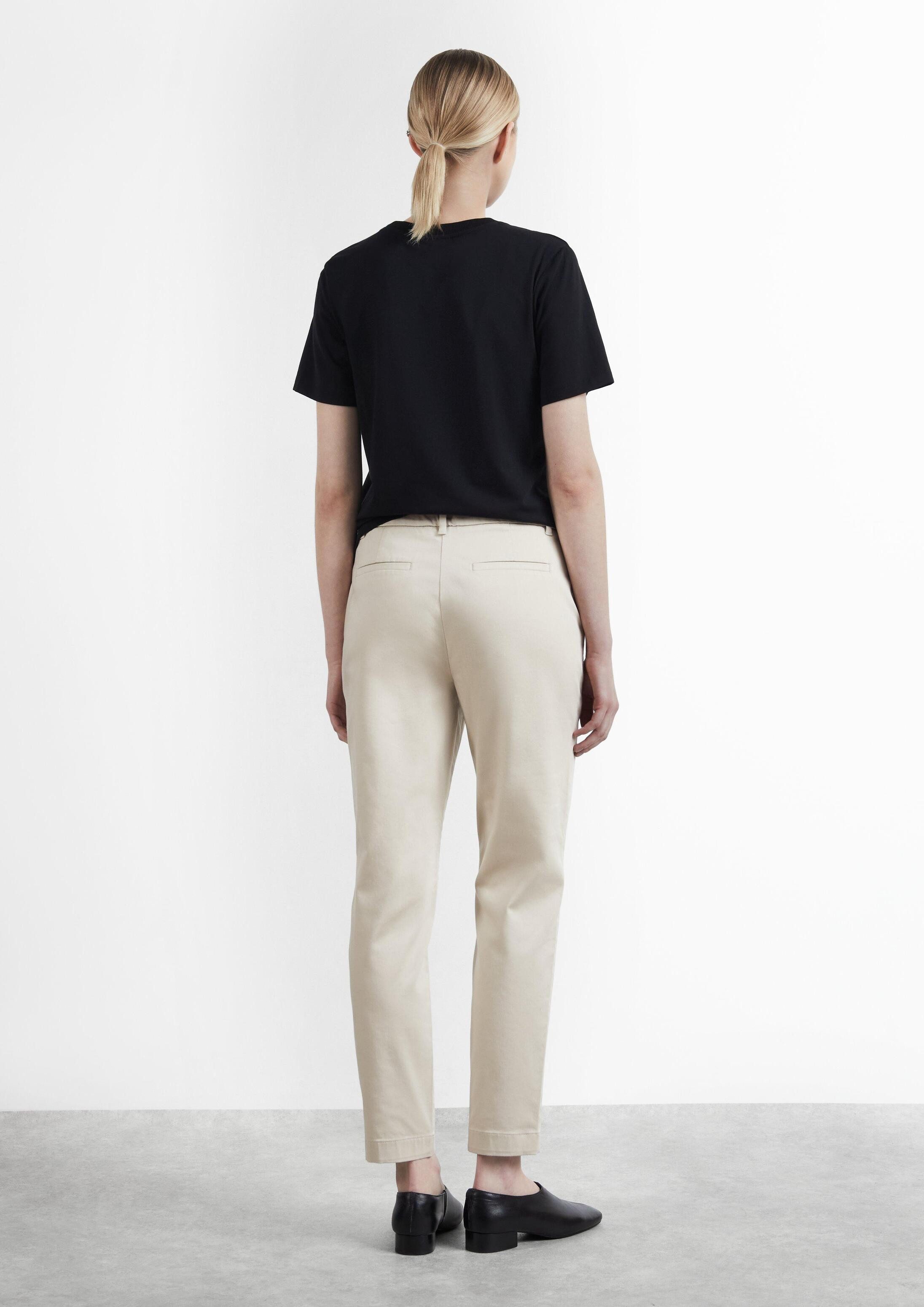 comma Chinos Hose Chinohose mit Gürtel – Bild 3 von 5