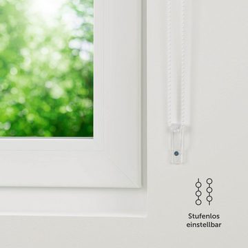 Doppelrollo Verdunklungsrollo - Klemmfix ohne Bohren, Blumtal, Lichtschutz, Freihängend, Klemmfix, Rollo für Fenster und Tür