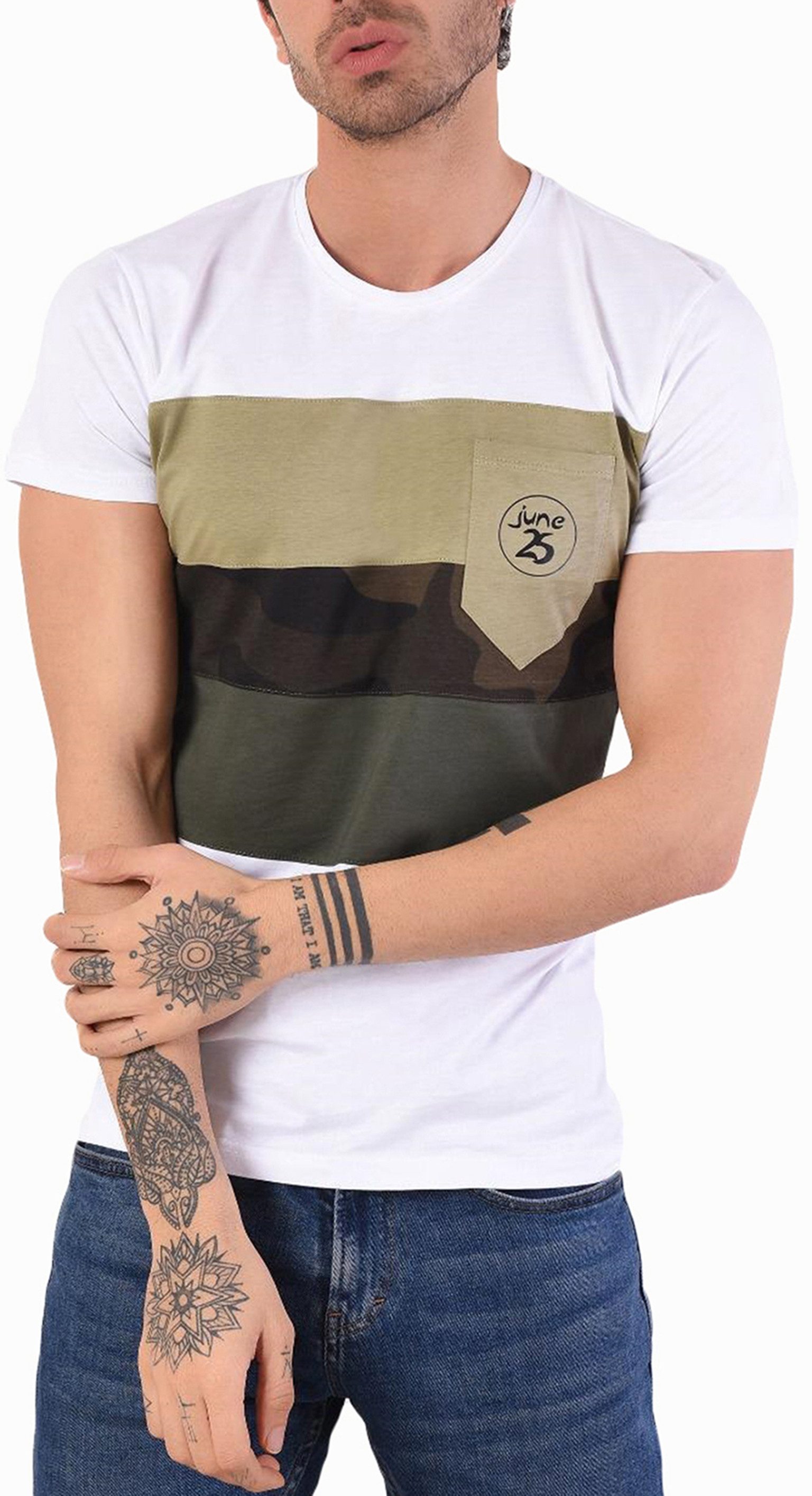 Megaman Jeans T-Shirt Megaman Jeans Herren T-Shirt