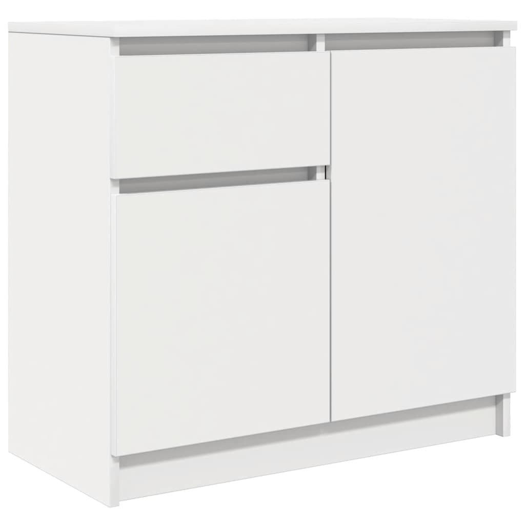 vidaXL Sideboard Sideboard mit Schublade Weiß günstig online kaufen